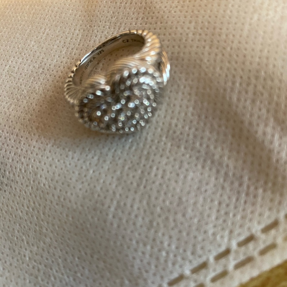 Judith Ripka Pave Heart Ring